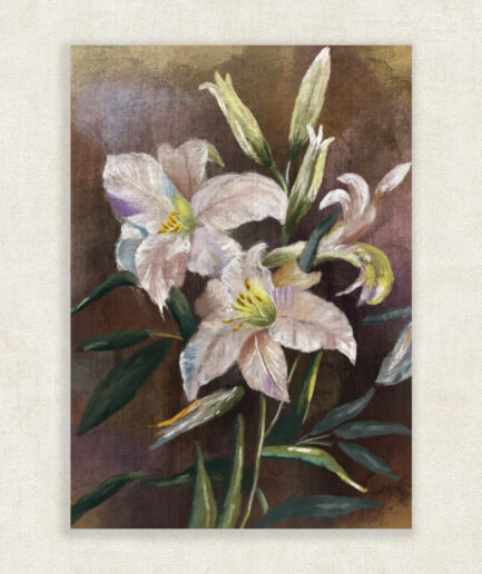 Lilies in Whispered Light