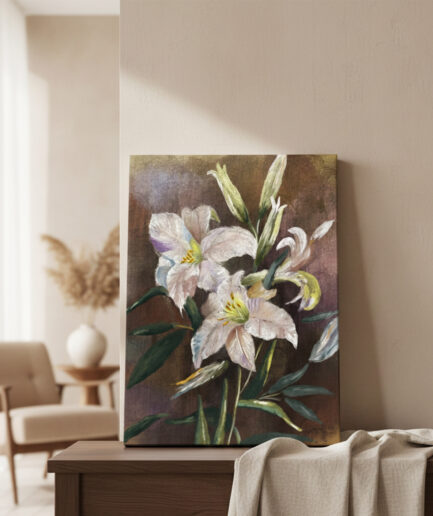 Lilies in Whispered Light